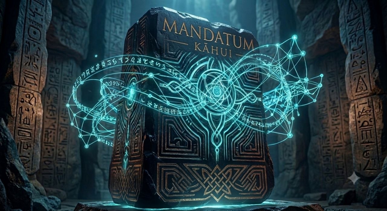 Estela MANDATUM KAHUI — de la piedra al código